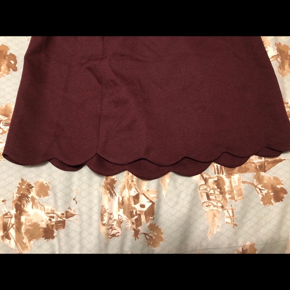 Lush Maroon Skirt - Picture 2 of 4